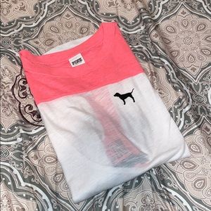 PINK workout long sleeve shirt